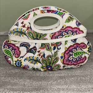 Vera Bradley Paisley Silk Blend Clutch Bag